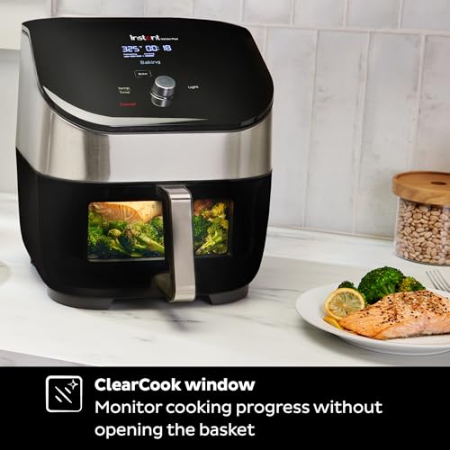 Instant Pot Vortex Plus 6QT Air Fryer with Odor Erase Technology,6-in-1 Functions that Crisps,Roasts, Broils,Dehydrates, Bakes & Reheats, 100+In-App Recipes, from the Makers of Instant Pot,1700W,Black - My Kitchen Products