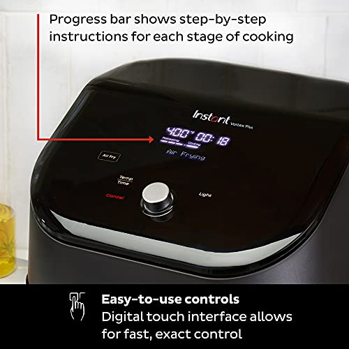 Instant Pot Vortex Plus 6QT ClearCook Air Fryer, Clear Windows, Custom Program Options, 6-in-1 Functions, Crisps, Broils, Roasts, Dehydrates, Bakes, Reheats, from the Makers of Instant Pot, Black - My Kitchen Products
