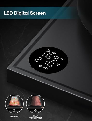 INTASTING Electric Kettles, Gooseneck Electric Kettle, ±1℉ Temperature Control, Stainless Steel Inner, Quick Heating, for Pour Over Coffee, Brew Tea, Boil Hot Water, 0.9L Black - My Kitchen Products