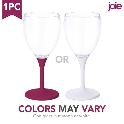 Joie Wine Glass To Go, Portable Wine Glass, Detachable Stem, BPA-free - My Kitchen Products