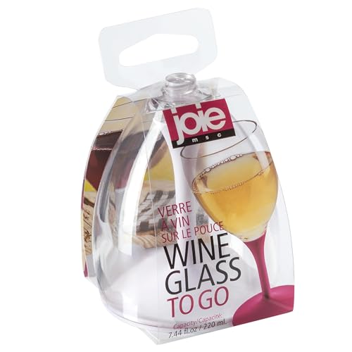 Joie Wine Glass To Go, Portable Wine Glass, Detachable Stem, BPA-free