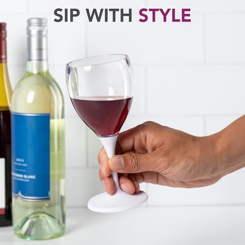 Joie Wine Glass To Go, Portable Wine Glass, Detachable Stem, BPA-free - My Kitchen Products