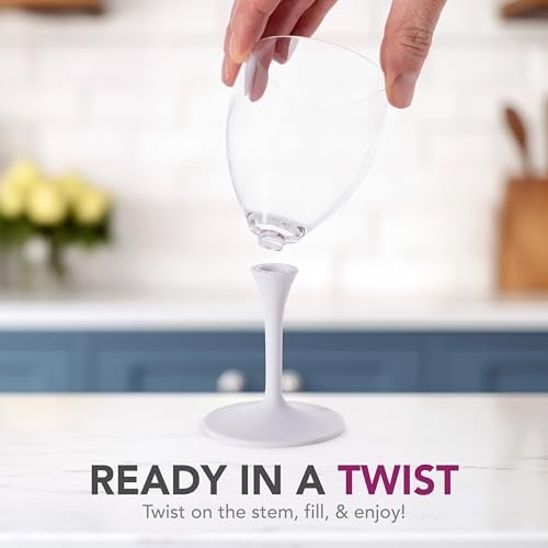 Joie Wine Glass To Go, Portable Wine Glass, Detachable Stem, BPA-free - My Kitchen Products