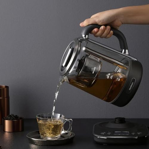 Joydeem Hot Tea Maker, Glass Electric Kettle with Auto Lift Tea Infuser and Temperature Control, 1.7L, JD-ZC6088G - My Kitchen Products