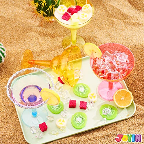 JOYIN 36 Packs Plastic Margarita Glasses Cups 12 oz Disposable Cinco De Mayo Fiesta Party Decoration for Fun Taco Party Supplies, Neon Cocktail Cups, Mexican Theme for Carnivals - My Kitchen Products