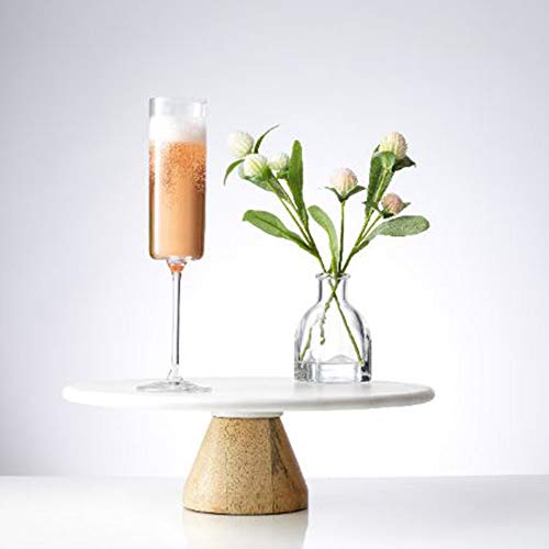 JoyJolt Champagne Flutes, Claire Collection Crystal Champagne Glasses Set of 2, 5.7 Ounce Capacity, Exquisite Craftsmanship, Ideal for Home Bar, Special Occasions – Made in Europe - My Kitchen Products