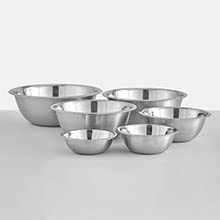JoyJolt Stainless Steel Mixing Bowl Set - 6 Piece Nesting Bowls, 5qt to 0.5qt, Ideal for Kitchen, Cooking, Baking and Storage - My Kitchen Products
