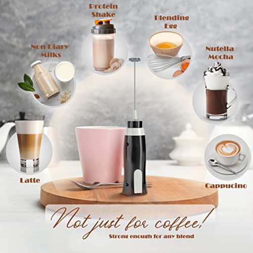 K-Brands Corded Electric Milk Frother with Plug in - Handheld Electric Whisk Stirrer Whipper - Foam Maker for Coffee, Latte, Cappuccino, Hot Chocolate – Powerful Drink Mixer - My Kitchen Products