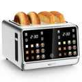 Keenstone Toaster 4 Slice, Digital Smart Toaster with TouchScreen, Dual Control Panel, Single Slot Toasting, Timer, Reheat & Defrost for Bagels, Bread, Waffles, Stainless Steel Kitchen Essentials - My Kitchen Products