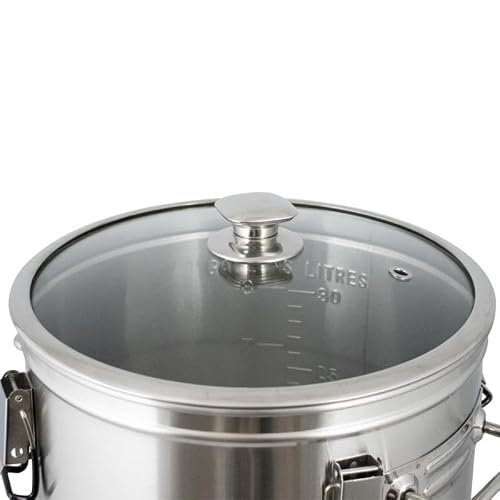 Kegland DigiBoil Electric Kettle - 35 Liters / 9.25 Gallons (110V) | 1500W Power | Digital Temperature Control | Stainless Steel | Beer Brewing Machine - My Kitchen Products