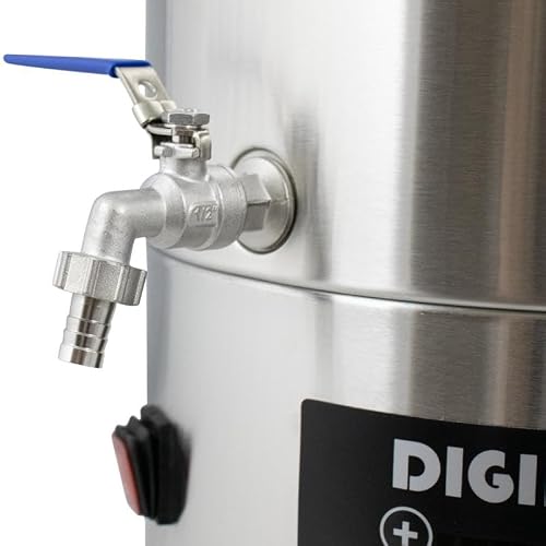 Kegland DigiBoil Electric Kettle - 35 Liters / 9.25 Gallons (110V) | 1500W Power | Digital Temperature Control | Stainless Steel | Beer Brewing Machine - My Kitchen Products