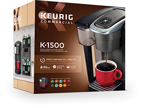 Keurig K-1500 Commercial Coffee Maker,Black 12.4" x 10.3" x 12.1" - My Kitchen Products