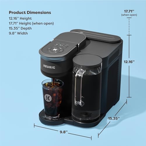 Keurig K-Brew+Chill Iced or Hot Single-Serve K-Cup Coffee Maker with MultiStream and QuickChill Technology, 70oz. Removable Reservoir - My Kitchen Products