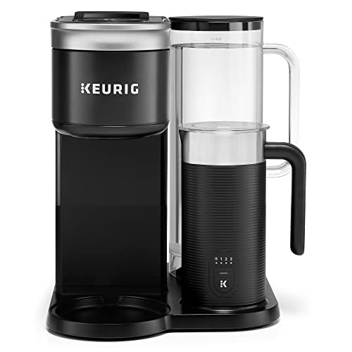 Keurig K-Café SMART Single Serve Coffee Maker with WiFi Compatibility, Latte and Cappuccino Machine with Built-In Frother, 6 Brew Sizes, Black - My Kitchen Products