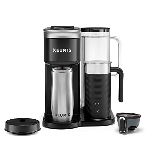 Keurig K-Café SMART Single Serve Coffee Maker with WiFi Compatibility, Latte and Cappuccino Machine with Built-In Frother, 6 Brew Sizes, Black - My Kitchen Products