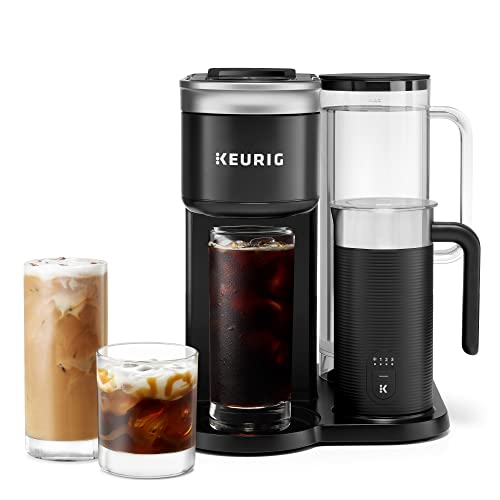 Keurig K-Café SMART Single Serve Coffee Maker with WiFi Compatibility, Latte and Cappuccino Machine with Built-In Frother, 6 Brew Sizes, Black - My Kitchen Products