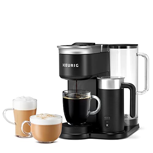 Keurig K-Café SMART Single Serve Coffee Maker with WiFi Compatibility, Latte and Cappuccino Machine with Built-In Frother, 6 Brew Sizes, Black - My Kitchen Products