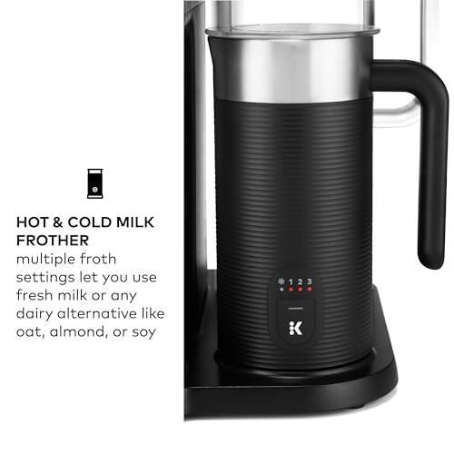 Keurig K-Café SMART Single Serve Coffee Maker with WiFi Compatibility, Latte and Cappuccino Machine with Built-In Frother, 6 Brew Sizes, Black - My Kitchen Products