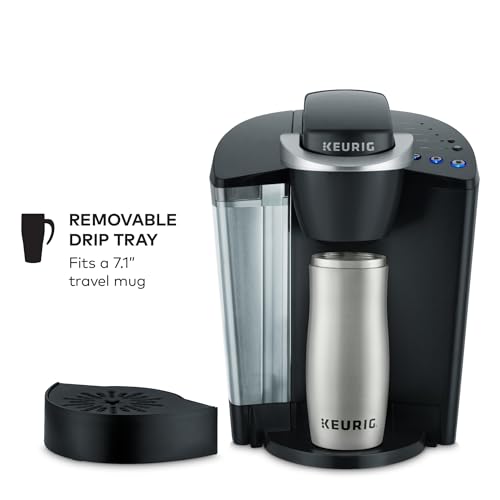 Keurig K-Classic Single Serve K-Cup Pod Coffee Maker, with 3 Brew Sizes, 48oz Removable Reservoir, Black - My Kitchen Products