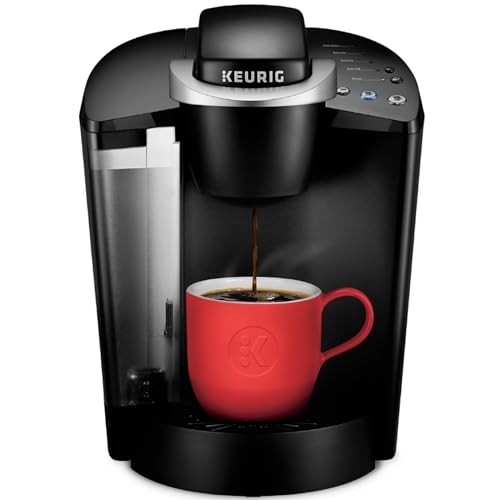 Keurig K-Classic Single Serve K-Cup Pod Coffee Maker, with 3 Brew Sizes, 48oz Removable Reservoir, Black - My Kitchen Products