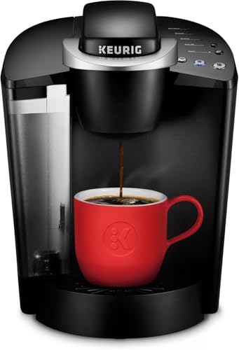 Keurig K-Classic Single Serve K-Cup Pod Coffee Maker, with 3 Brew Sizes, 48oz Removable Reservoir, Black (Renewed) - My Kitchen Products