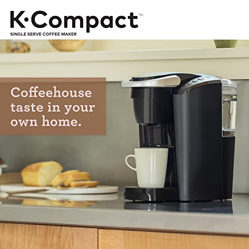 Keurig K-Compact Single-Serve K-Cup Pod Coffee Maker, with 3 Brew Sizes, Smart Start Feature, 36oz Removable Reservoir, Black - My Kitchen Products