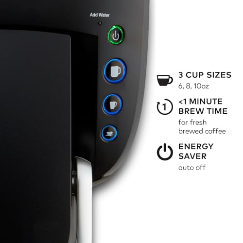 Keurig K-Compact Single-Serve K-Cup Pod Coffee Maker, with 3 Brew Sizes, Smart Start Feature, 36oz Removable Reservoir, Black - My Kitchen Products