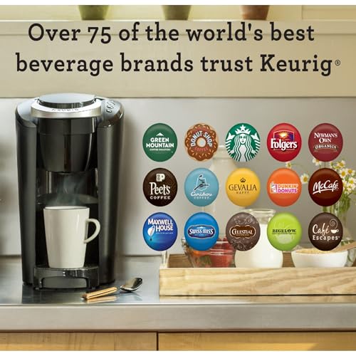 Keurig K-Compact Single-Serve K-Cup Pod Coffee Maker, with 3 Brew Sizes, Smart Start Feature, 36oz Removable Reservoir, Black - My Kitchen Products