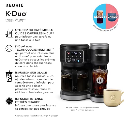 Keurig K-Duo Single Serve K-Cup Pod & Carafe Coffee Maker, Black - My Kitchen Products