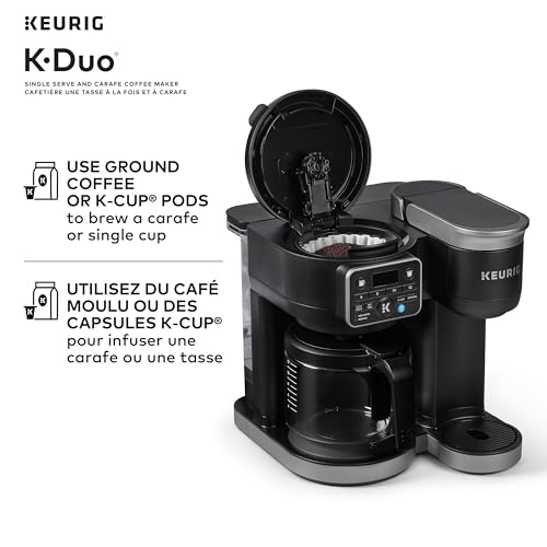Keurig K-Duo Single Serve K-Cup Pod & Carafe Coffee Maker, Black - My Kitchen Products