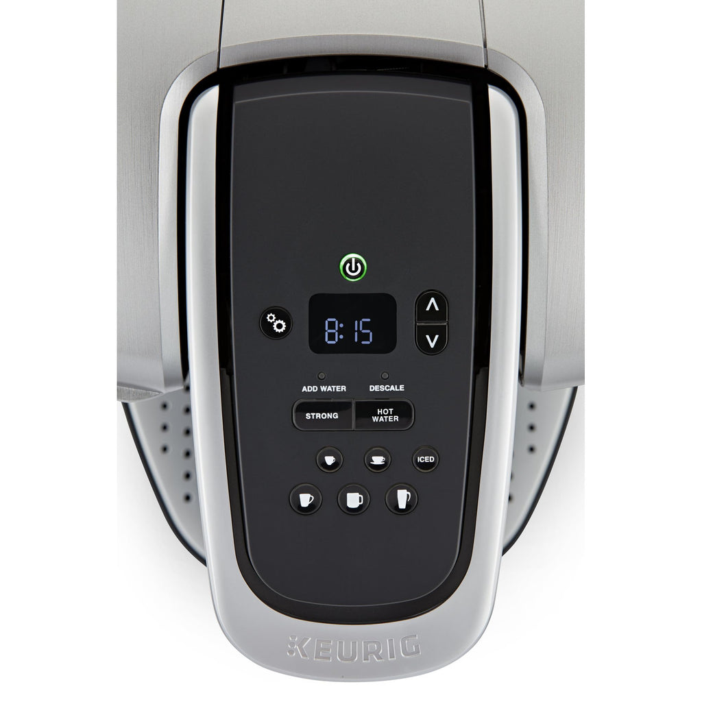 Keurig K-Elite Single Serve K-Cup Pod Coffee Maker, with Strength and Temperature Control, Iced Coffee Capability, 8 to 12oz Brew Size, Programmable, Brushed Silver - My Kitchen Products