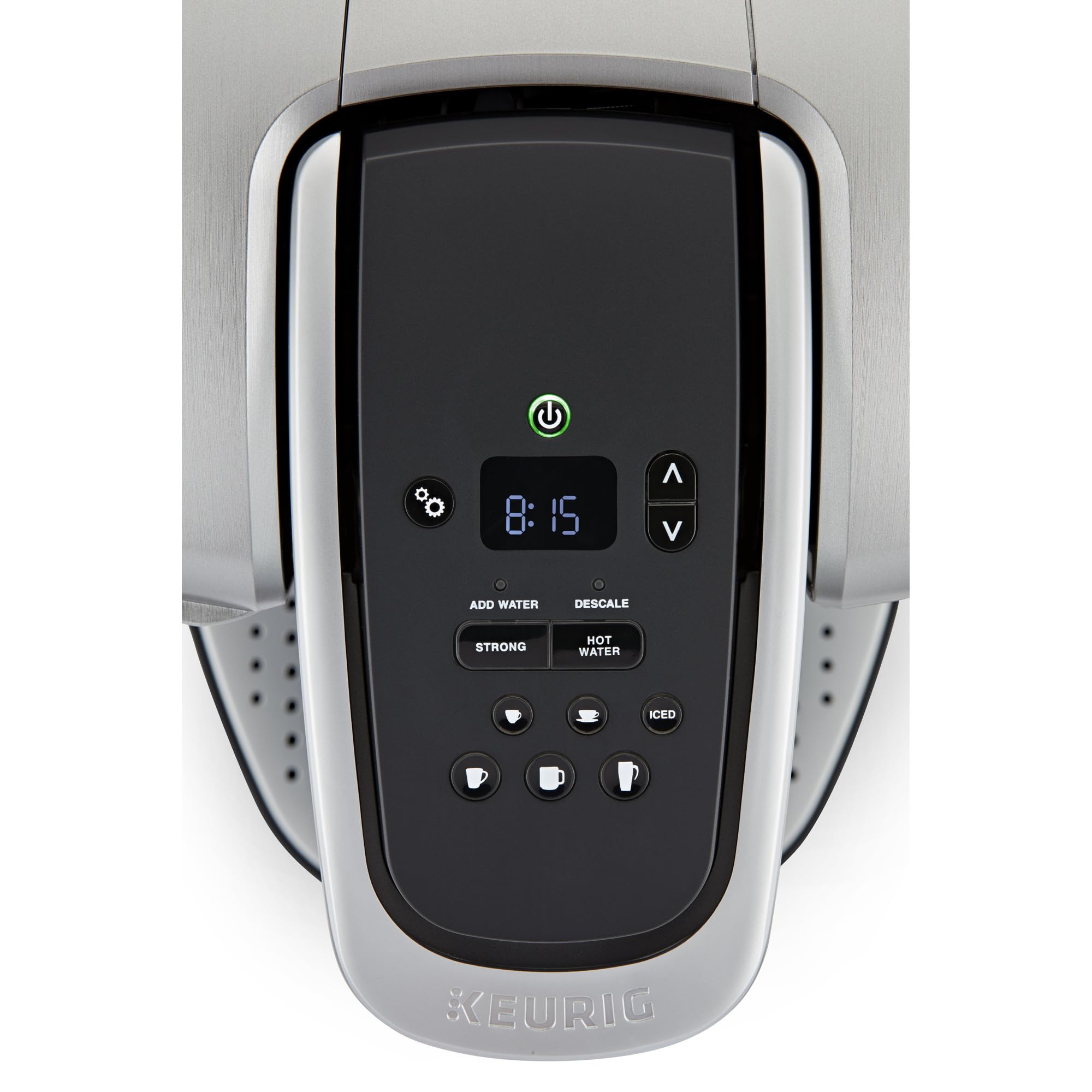 Keurig K-Elite Single Serve K-Cup Pod Coffee Maker, with Strength and Temperature Control, Iced Coffee Capability, 8 to 12oz Brew Size, Programmable, Brushed Silver - My Kitchen Products