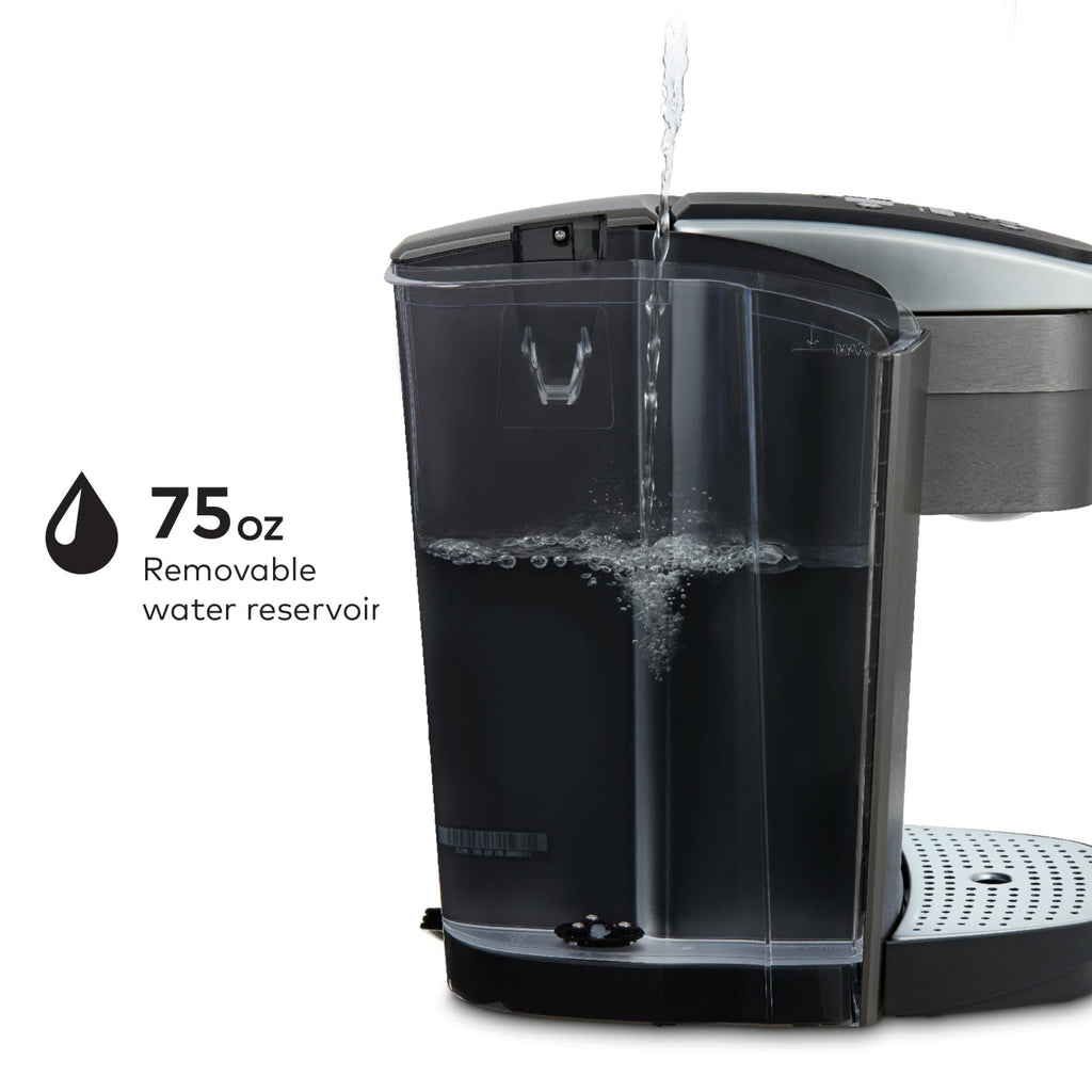 Keurig K-Elite Single Serve K-Cup Pod Coffee Maker, with Strength and Temperature Control, Iced Coffee Capability, 8 to 12oz Brew Size, Programmable, Brushed Slate - My Kitchen Products