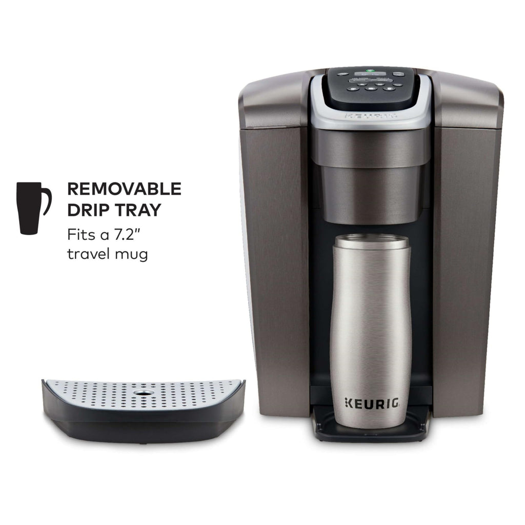 Keurig K-Elite Single Serve K-Cup Pod Coffee Maker, with Strength and Temperature Control, Iced Coffee Capability, 8 to 12oz Brew Size, Programmable, Brushed Slate - My Kitchen Products