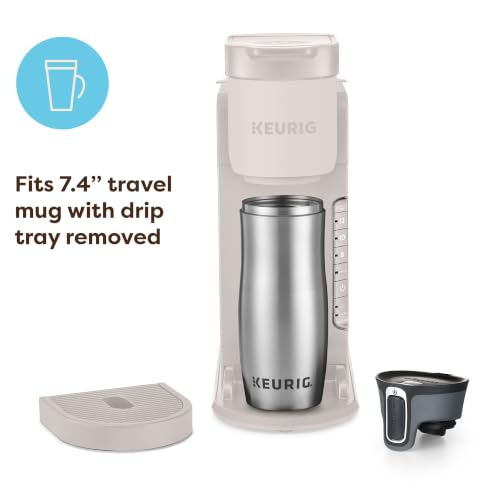 Keurig K-Express Single Serve K-Cup Pod Coffee Maker, 3 Brew Sizes, Strong Button Feature, 42oz Removable Reservoir, Warm Stone - My Kitchen Products