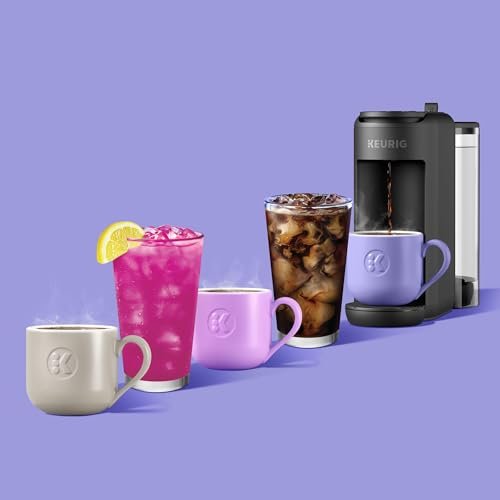 Keurig K-Mini Mate Plus Single-Serve K-Cup Pod Coffee Maker, Compact, 3 Cup Sizes, Brew Over Ice and Strong Button Features, 50 oz Removable Reservoir, Matte Black - My Kitchen Products
