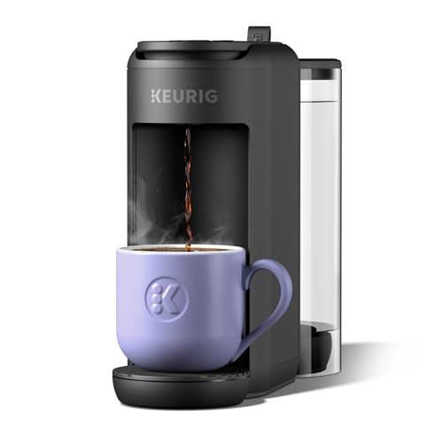 Keurig K-Mini Mate Plus Single-Serve K-Cup Pod Coffee Maker, Compact, 3 Cup Sizes, Brew Over Ice and Strong Button Features, 50 oz Removable Reservoir, Matte Black - My Kitchen Products