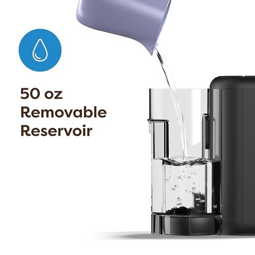 Keurig K-Mini Mate Plus Single-Serve K-Cup Pod Coffee Maker, Compact, 3 Cup Sizes, Brew Over Ice and Strong Button Features, 50 oz Removable Reservoir, Matte Black - My Kitchen Products