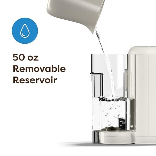 Keurig K-Mini Mate Plus Single-Serve K-Cup Pod Coffee Maker, Compact, 3 Cup Sizes, Brew Over Ice and Strong Button Features, 50 oz Removable Reservoir, Warm Stone - My Kitchen Products