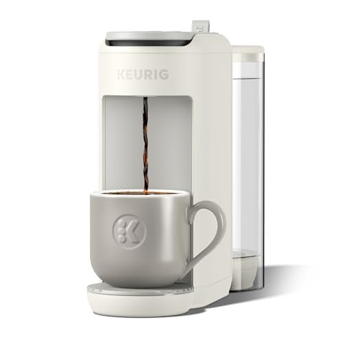 Keurig K-Mini Mate Plus Single-Serve K-Cup Pod Coffee Maker, Compact, 3 Cup Sizes, Brew Over Ice and Strong Button Features, 50 oz Removable Reservoir, Warm Stone - My Kitchen Products