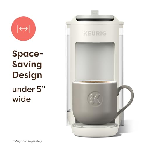 Keurig K-Mini Mate Plus Single-Serve K-Cup Pod Coffee Maker, Compact, 3 Cup Sizes, Brew Over Ice and Strong Button Features, 50 oz Removable Reservoir, Warm Stone - My Kitchen Products