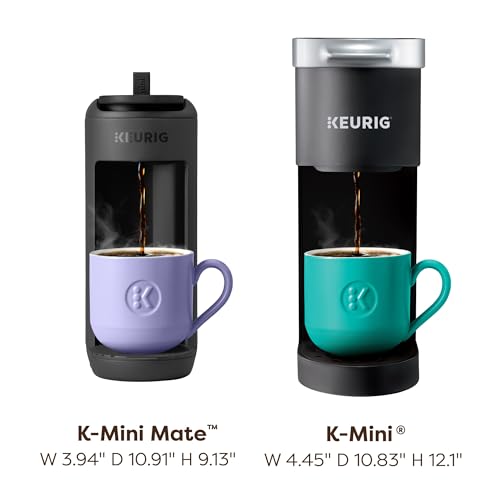 Keurig K-Mini Mate Single Serve K-Cup Pod Coffee Maker, Brews Up to 12 oz Cup, Compact Portable Coffee Machine for Small Spaces, Great for Dorms & Offices, Black - My Kitchen Products