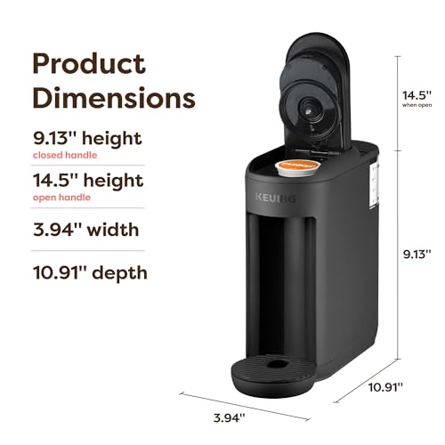 Keurig K-Mini Mate Single Serve K-Cup Pod Coffee Maker, Brews Up to 12 oz Cup, Compact Portable Coffee Machine for Small Spaces, Great for Dorms & Offices, Black - My Kitchen Products