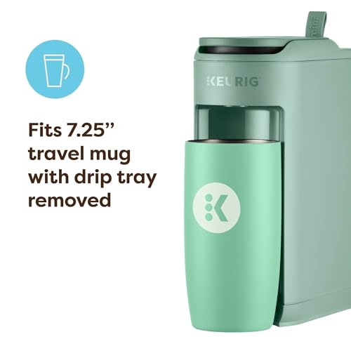 Keurig K-Mini Mate Single Serve K-Cup Pod Coffee Maker, Brews Up to 12 oz Cup, Compact Portable Coffee Machine for Small Spaces, Great for Dorms & Offices, Glamping Green - My Kitchen Products