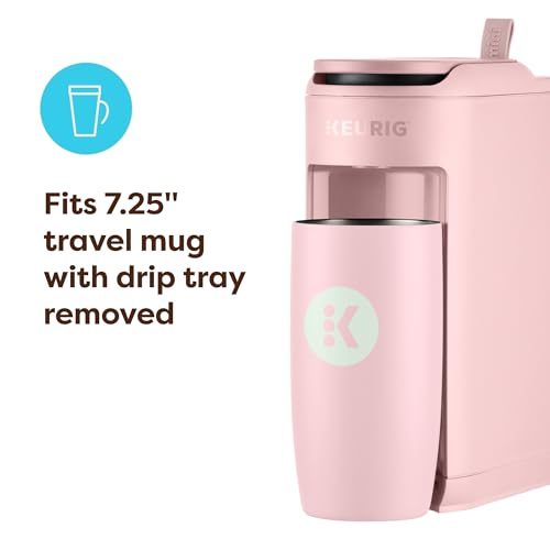 Keurig K-Mini Mate Single Serve K-Cup Pod Coffee Maker, Brews Up to 12 oz Cup, Compact Portable Coffee Machine for Small Spaces, Great for Dorms & Offices, Pink Sands - My Kitchen Products