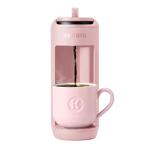 Keurig K-Mini Mate Single Serve K-Cup Pod Coffee Maker, Brews Up to 12 oz Cup, Compact Portable Coffee Machine for Small Spaces, Great for Dorms & Offices, Pink Sands - My Kitchen Products
