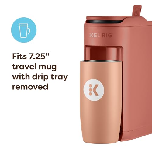 Keurig K-Mini Mate Single Serve K-Cup Pod Coffee Maker, Brews Up to 12 oz Cup, Compact Portable Coffee Machine for Small Spaces, Great for Dorms & Offices, Red Rocks - My Kitchen Products