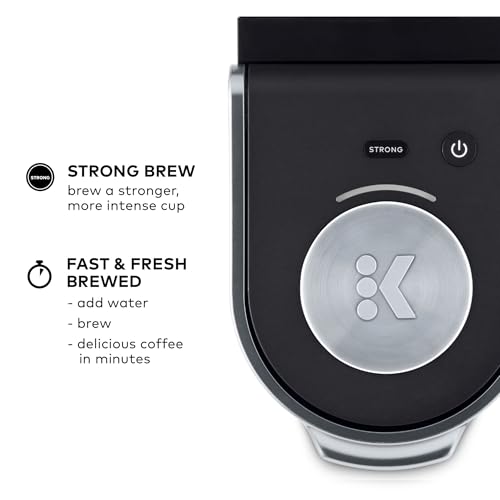 Keurig K-Mini Plus Single Serve K-Cup Pod Coffee Maker, with 6 to 12oz Brew Size, Stores up to 9 K-Cup Pods, Travel Mug Friendly, Matte Black - My Kitchen Products
