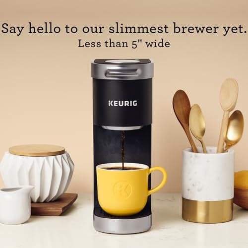 Keurig K-Mini Plus Single Serve K-Cup Pod Coffee Maker, with 6 to 12oz Brew Size, Stores up to 9 K-Cup Pods, Travel Mug Friendly, Matte Black - My Kitchen Products