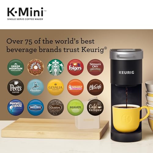 Keurig K-Mini Single Serve K-Cup Pod Coffee Maker, 6 to 12oz Brew size, with Cord Storage, Perfect for Small Spaces, Black - My Kitchen Products
